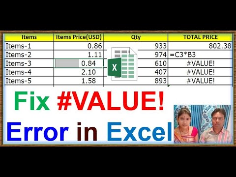 how To Fix #VALUE Errors in Microsoft Excel | Why your Excel Formula is Not Calculating | excel