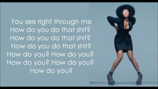 Nicki Minaj Right Thru Me Lyric's!
