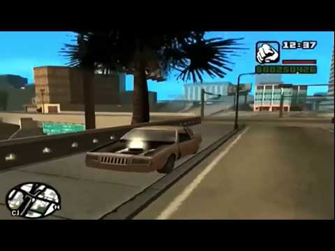 GTA San Andreas but cj loves to fly his car