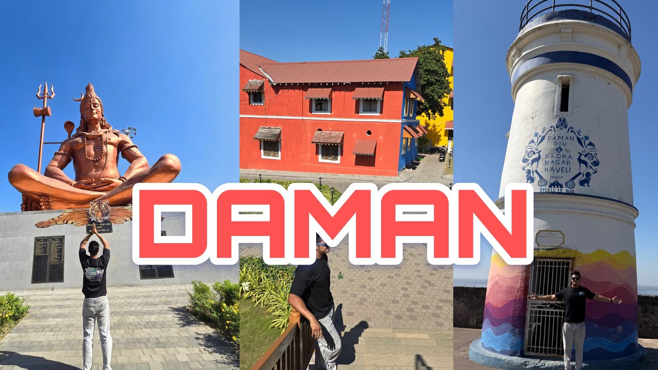 Daman Itinerary 2025 | दमण गुजरात पर्यटन स्थळे 2025