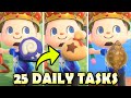 25 Things To Do EVERY DAY In Animal Crossing New Horizons!  BEST Daily Tasks Guide!