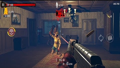 zombie hunter D - day | zombie games | Gameplay walkthrough part 1 | Offline games android & IOS