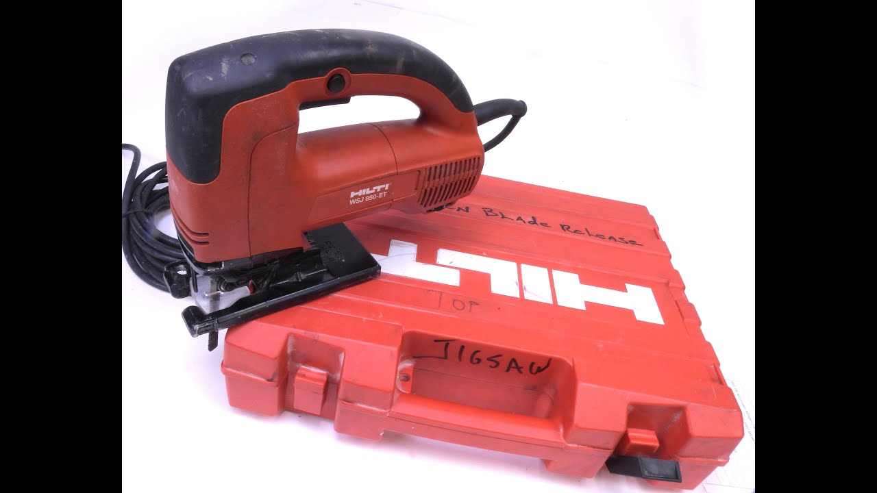 Hilti Orbital Corded 850W Jigsaw WSJ 850-ET w/Original Case