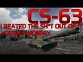 I beated the sh*t out of this tank! Horrible Monday: CS-63 | World of Tanks