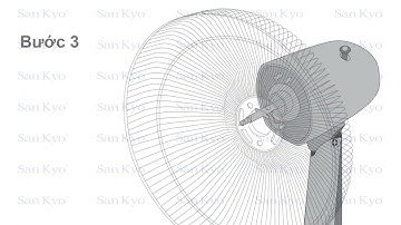 Hướng dẫn lắp ráp Quạt Lửng SanKyo