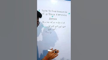 trick to find group number of d - block elements | short trick to calculate d- block elements |