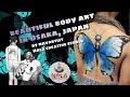 Jamaican Artist Do Body Painting On Japaese Model 7 ジャマイカ人アーティストによる日本人モデルのボディペイント７