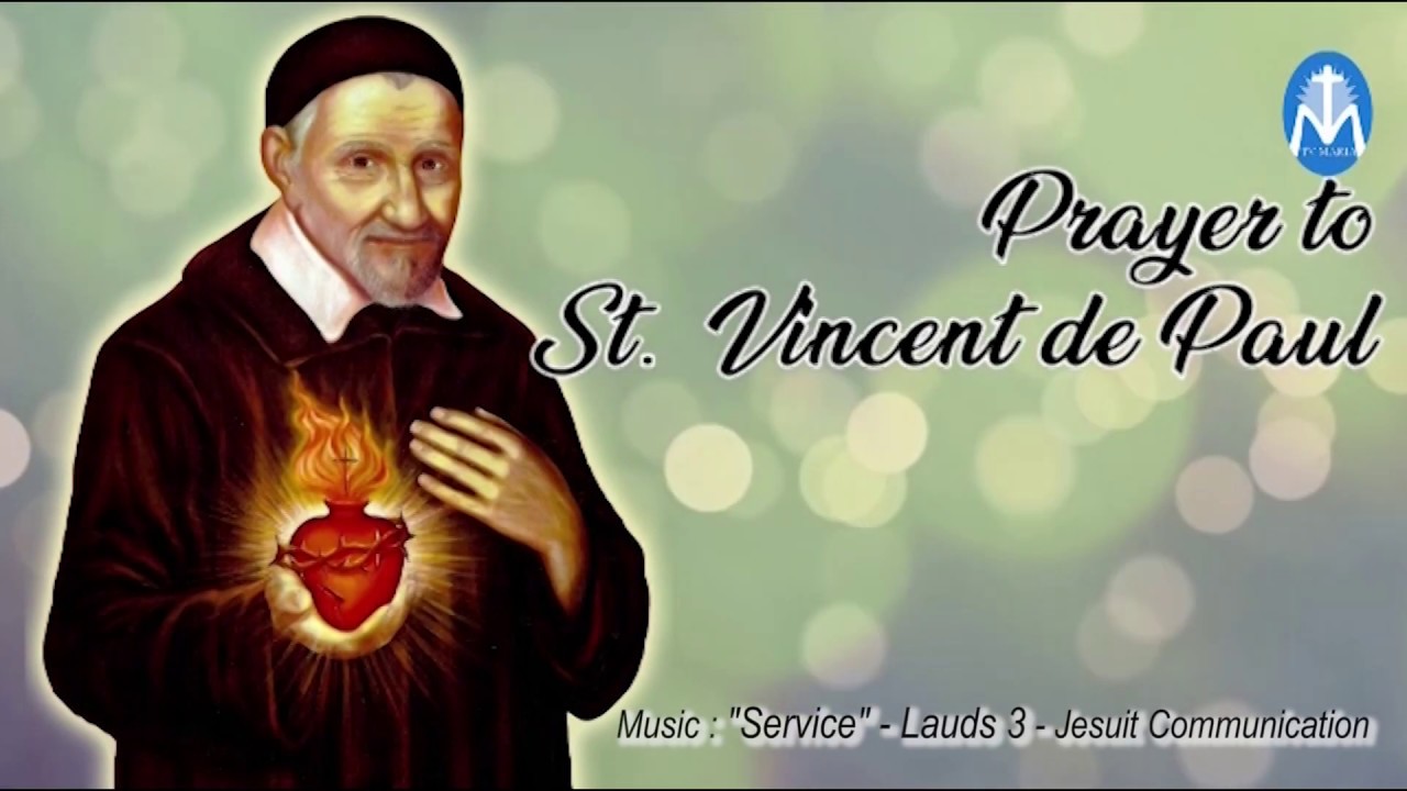 Prayer to St Vincent de Paul YouTube