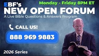 (Episode 1341) EBF's New Open Forum - March 16, 2026