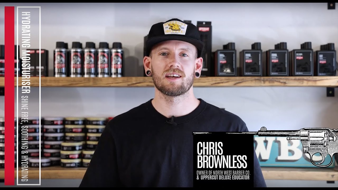 Shave Range By Uppercut Deluxe: Introducing Hydrating Moisturiser With Ambassador Chris Brownless