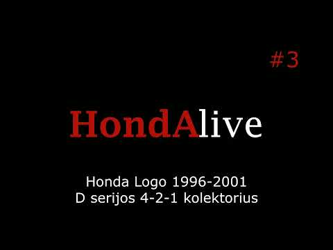 Hondalive: Honda Logo matuojame 4-2-1 D serijos kolektorių