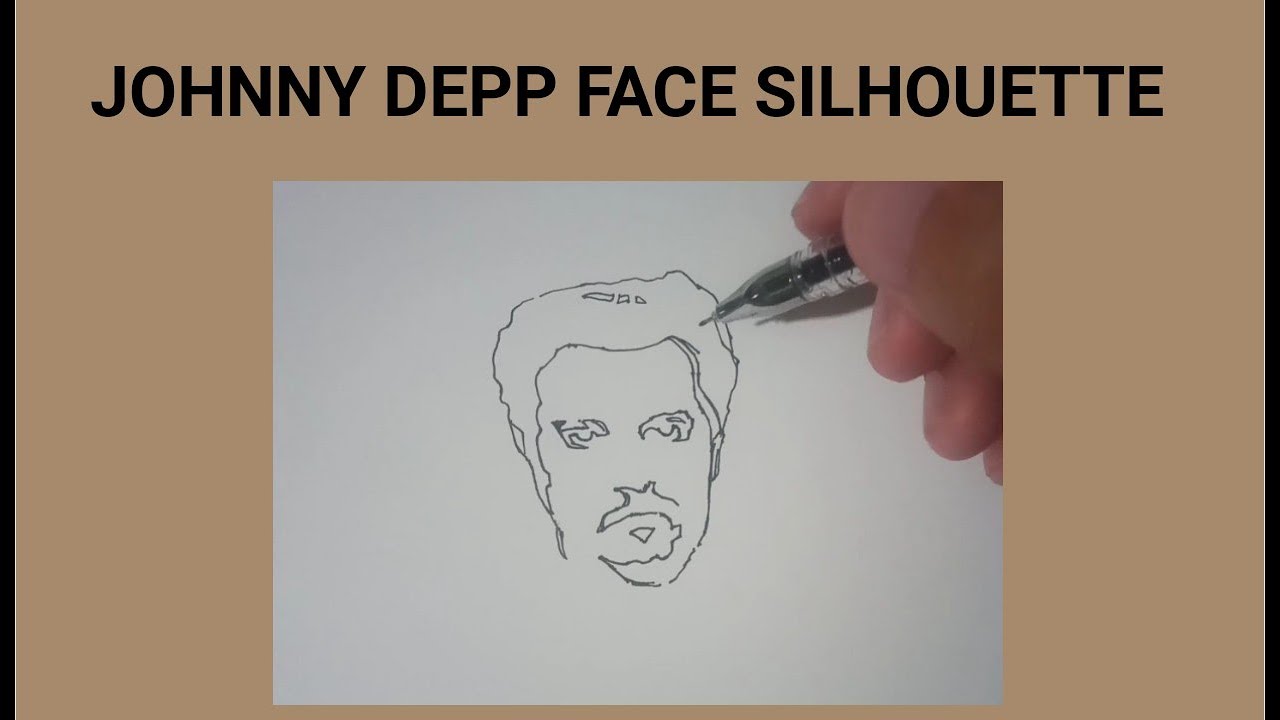 JOHNNY DEPP FACE SILHOUETTE - YouTube