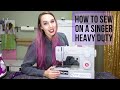 How to sew on a Singer Heavy Duty