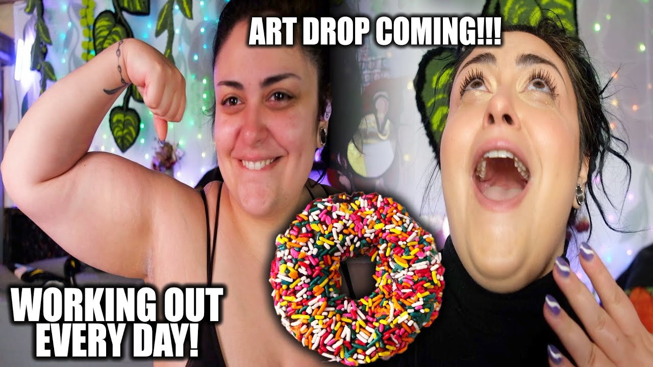 I'M BACK!! 🎉  Working Out EVERY. DAY. ART DROP THIS WEEKEND! Another Concert 😂 Delish Food in Boston