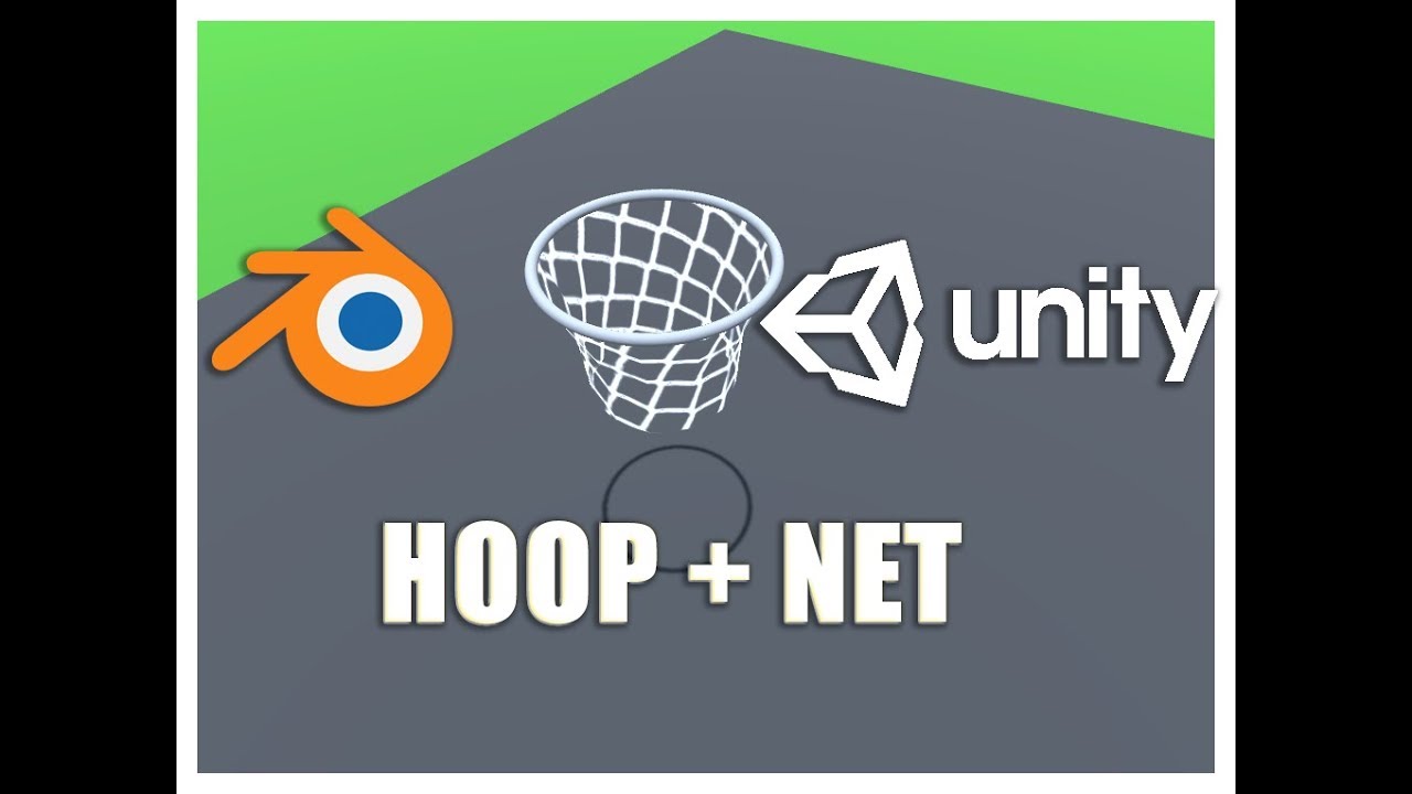 How to design a Basketball Hoop and Net (Clothsystem) [Blender