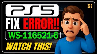 🔓 PS5 Account Login Problem? WS-116521-6 Explained & Fixed