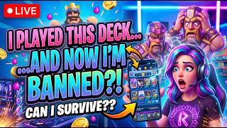 I Played YOUR Decks and Got BANNED! π± Clash Royale LIVE #ClashRoyale #ClashRoyaleLive #ViewerDecks