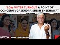 Rajasthan election news  bjps gajendra singh shekhawat low voter turnout a point of concern