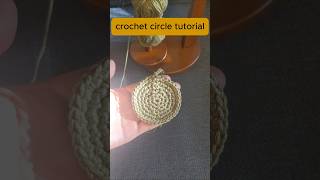 Crochet circle tutorial