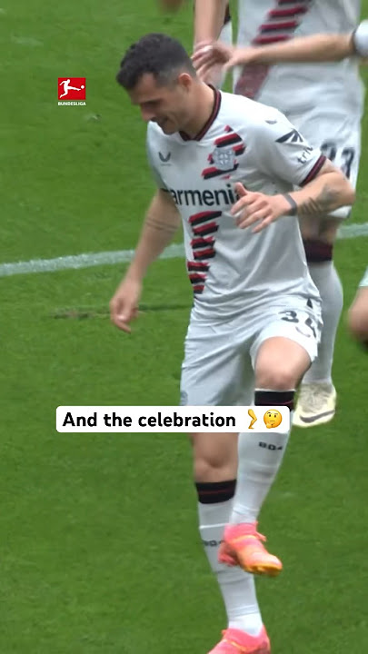 XHAKA‘s Celebrations Are Different! 🦵😅