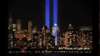 World Trade Center 9/11 Tribute of Light 2012 HD