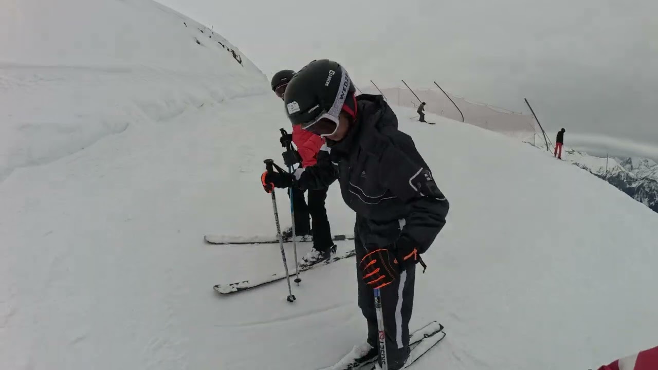 Arthur & Valérie ski  Alpe d'Huez 15 fevrier 2026