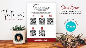 COMO CREAR CÓDIGO QR EN CANVA - TUTORIAL CANVA EN ESPAÑOL #13