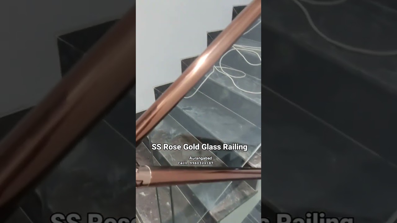 Rose gold Steel Railing