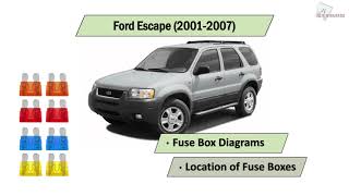 Ford Escape (2001-2007) Fuse Box Diagrams