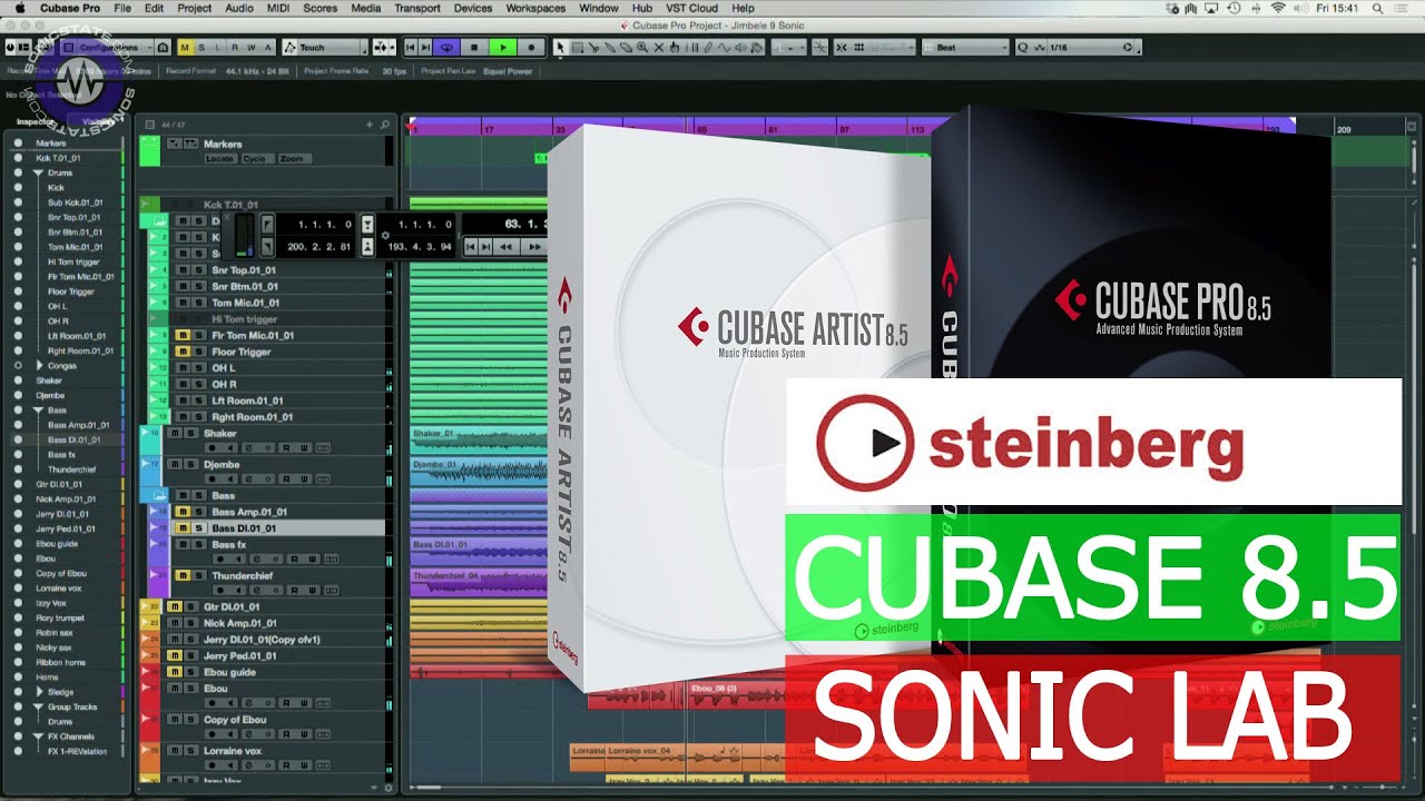 Sonic LAB: Cubase 8.5 Update - YouTube