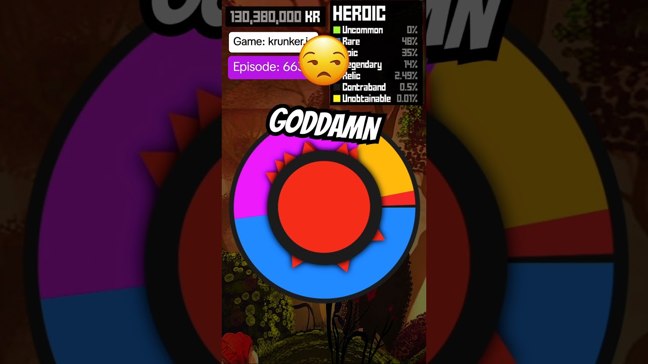 LUCKIEST Spin in Krunker?!?!! 😱