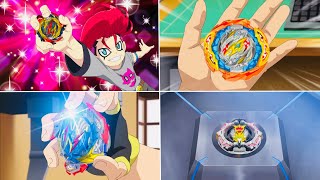 Beyblade Burst Turbo - All Creations and Upgrades of Beyblades 