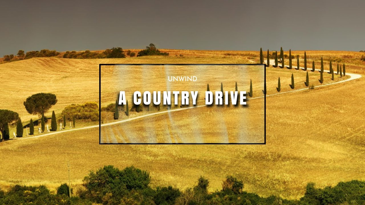 A Country Drive Relaxation Visualisation YouTube