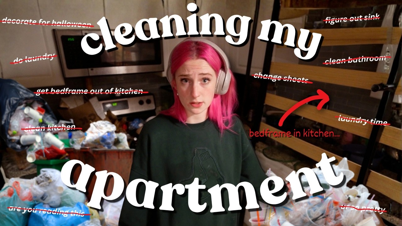 clean my apartment with me