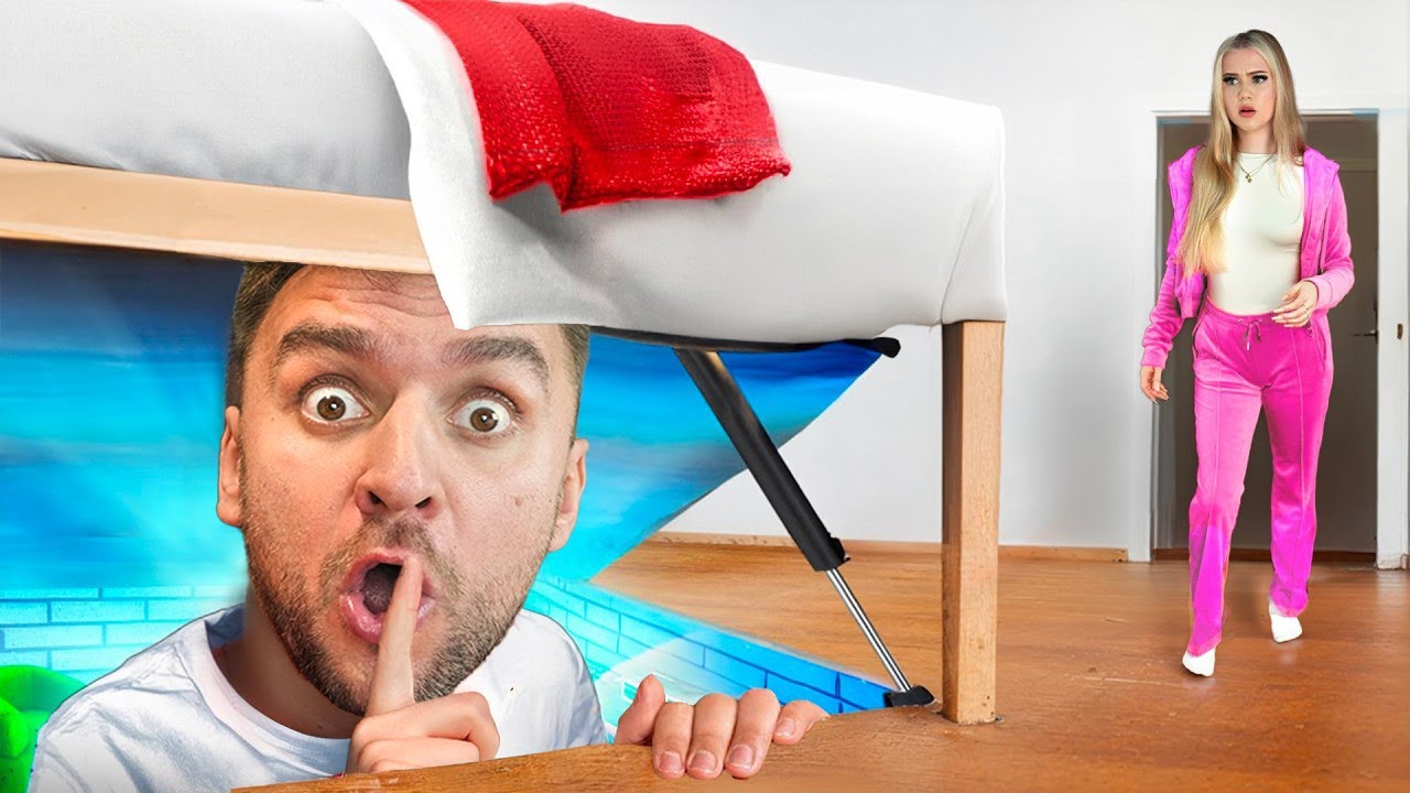 FIZI si Postavil Doma Tajnou Místnost z LEGO kostek?!