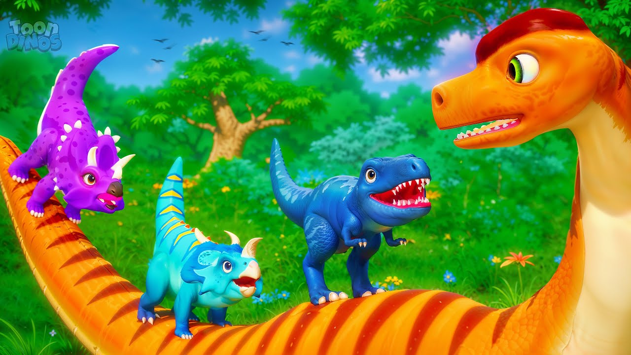 Crazy T-Rex vs Dino Friends Fun | Dinos World with Funny, Fast and Epic Fun Moments