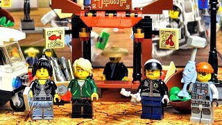 LEGO Ninjago Movie НИНДЗЯГО Сити Ограбление киоска 70607 Обзор