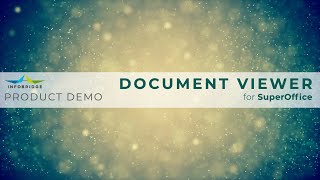 Document Viewer, quickly view documents and emails in SuperOffice screenshot 1