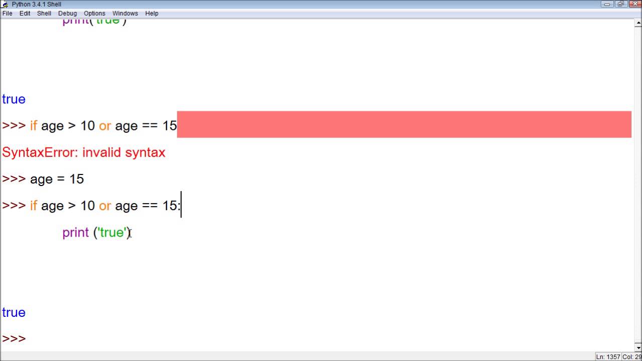 Python Tutorial 28 - Multiple Conditionals Within an if Statement using and  / or