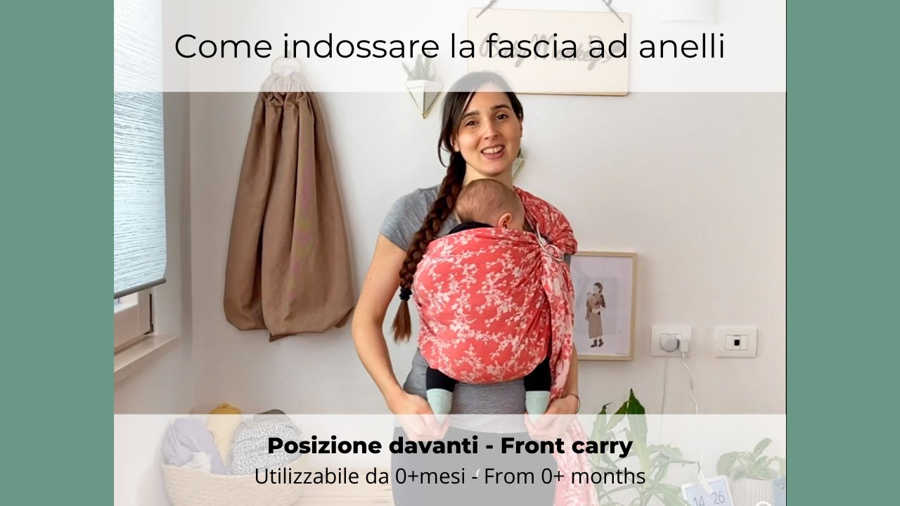 Boba Fascia Portabebè Ad Anelli - Leggera, Traspirante E Salutare Per Anche - Frontale E Laterale - 3,6-15,8 Kg (Pampas) - Foto 9