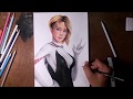 Spider-Gwen speed drawing | Fame Art