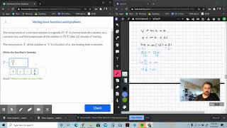 Khan Support: Writing linear functions word problems
