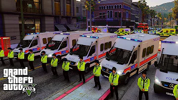 GTA 5 MODS UK POLICE | TSG LONDON RIOTS! | LSPDFR: THE BRITISH WAY #208