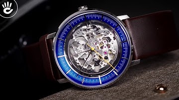 Review đồng hồ Fossil ME3162 thiết kế Skeleton độc đáo trên nền mặt số size 42mm