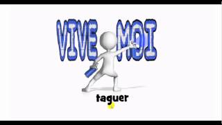 French pronunciation = taguer