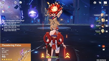 Yoimiya + Beidou + Fischl = Machine Gun Overload Clearing Abyss Floor 12 [Genshin Impact]