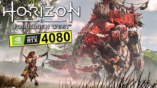 Horizon Forbidden West Complete Edition PC RTX 4080 4K Ultra Settings Frame Rate Test & Performance
