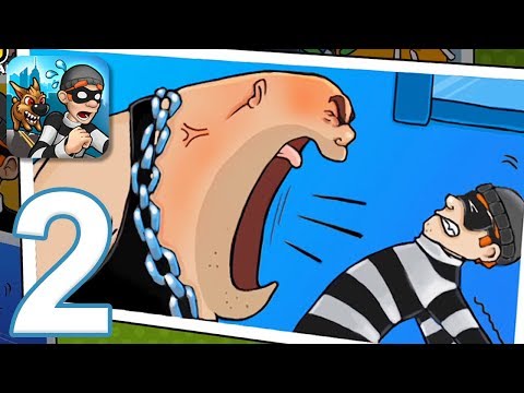 Robbery Bob - Gameplay Walkthrough Part 2 - Chapter 2: Downtown (iOS, Android)