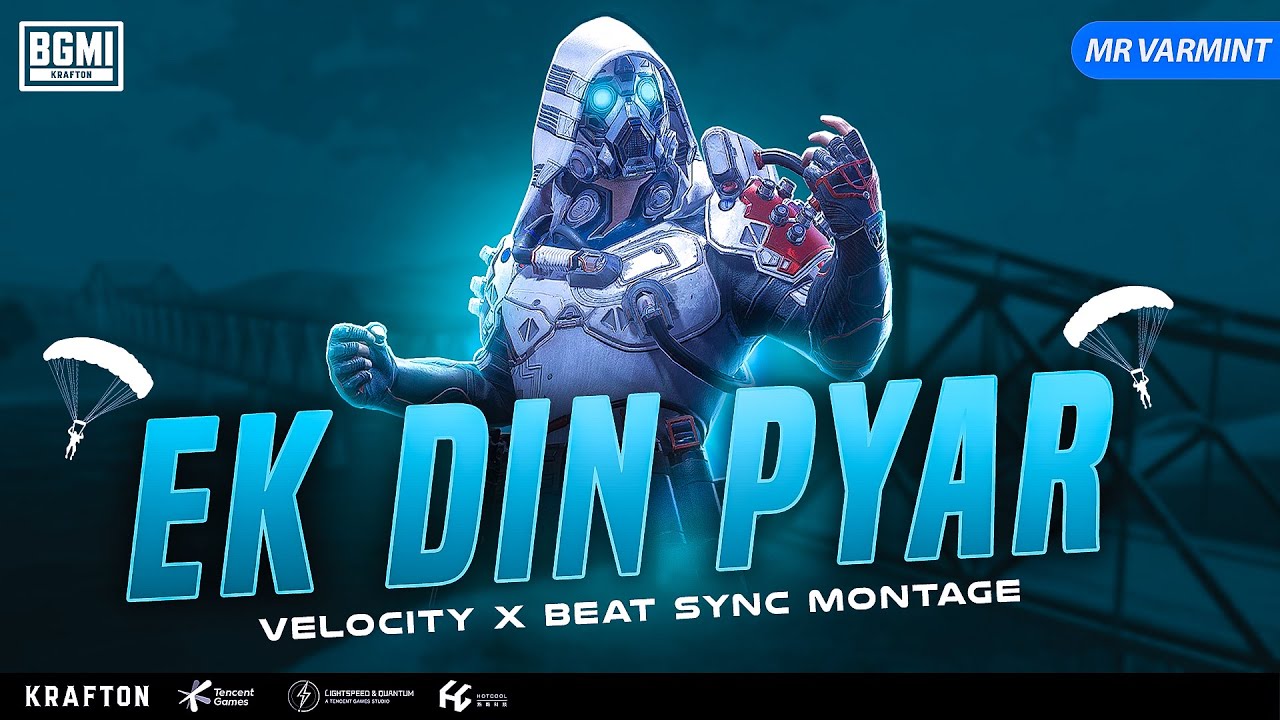 MC STAN - EK DIN PYAAR | BGMI ULTRA HD MONTAGE ❤ | Beatsync Montage | MR VARMINT