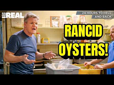 Chef Wiping Sweaty Face And Wiping Customer Plates! | Gordon Ramsay 24 Hours To Hell And Back